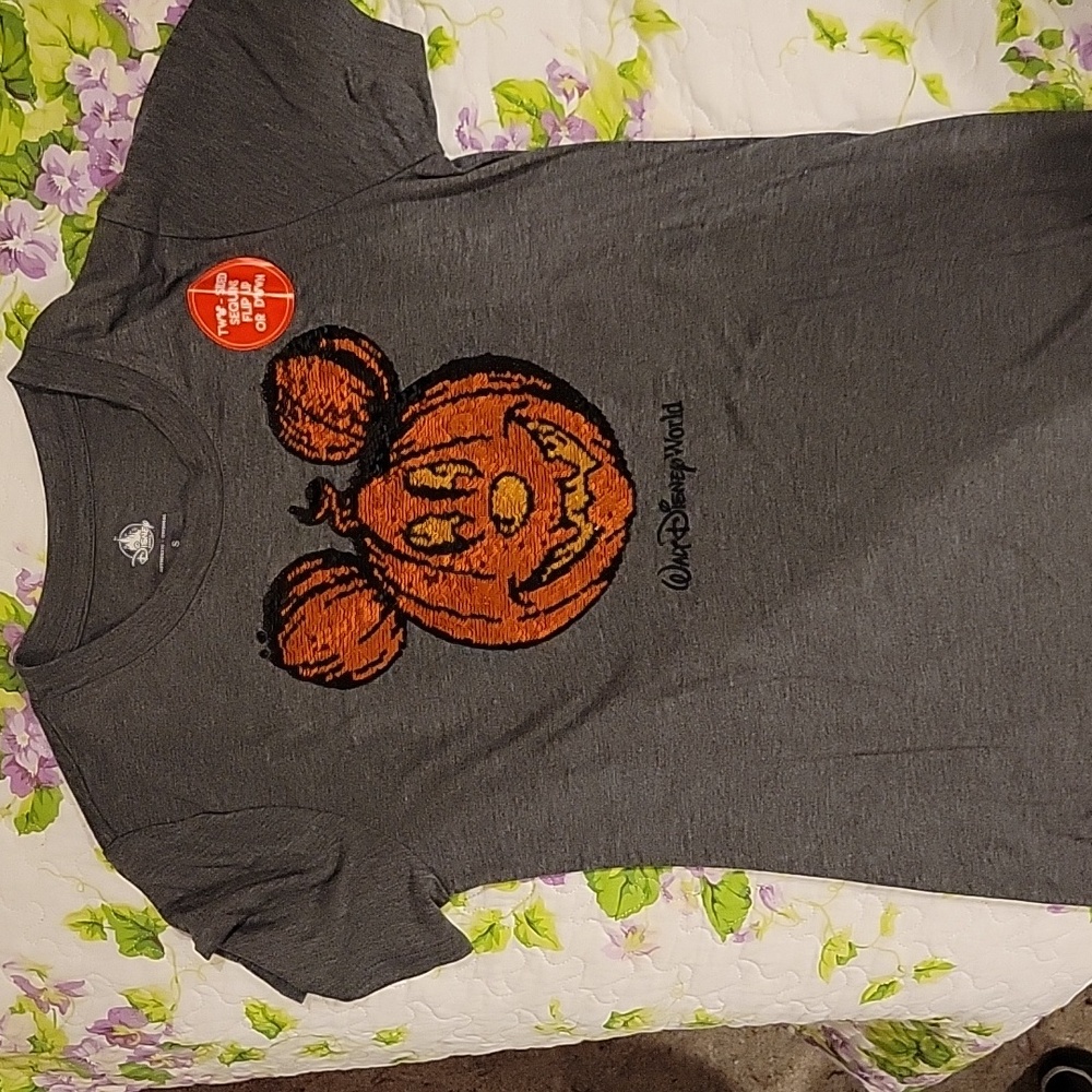 Halloween Mickey Mouse Reversible Sequin  shirt